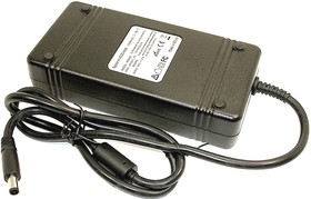 Фото 1/2 Блок питания (сетевой адаптер) для монитора и телевизора 19.5V 10.3A 200W 7.4х5.0 мм OEM черный, с сетевым кабелем