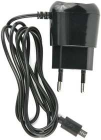 Фото 1/10 Зарядное устройство сетевое, 1 USB, 1А, каб. micro, Red Line, УТ000010348