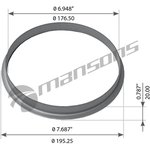 900.394.3, Кольцо VOLVO балансира MANSONS