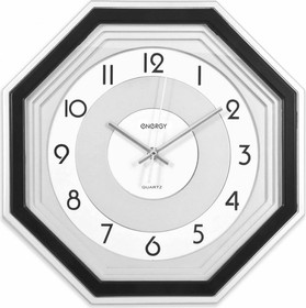 Настенные кварцевые часы модель ЕС-12, восьмиугольные, 009312