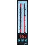 A1400MF-RS, LED Digital Panel Multi-Function Meter for Current, 138mm x 33mm