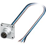 1419991, Straight Male 4 way M12 to Unterminated Sensor Actuator Cable, 500mm
