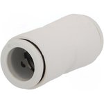 KQ2H10-00A, KQ2 Series Straight Tube-to-Tube Adaptor, Push In 10 mm to Push In ...