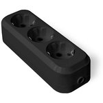 Колодка удлинителя 3-м с заземл. АБС-пластик черн. UNIVersal 1307