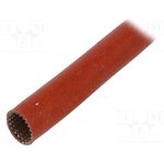 SCS4KV 8.0 RB 10, Electrical insulation tube, Mat-L: fiberglass, brick