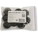 DPK-P13.5B-k10 - заглушка под плоскую отвертку, полиамид, цвет черный, нар ...