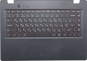 Фото 1/2 Клавиатура (топ-панель) для ноутбука Lenovo IdeaPad 100S-14 черная с черным топкейсом