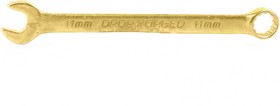 Фото 1/3 14977, Ключ комбинированный, 11 мм, желтый цинк