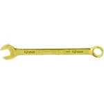 14978, Ключ комбинированный, 12 мм, желтый цинк