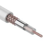01-2001, Кабель коаксиальный RG-58 A/U, 50 Ом, Cu/Al/Cu 64%, бухта 100 м ...