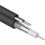 01-4002, Кабель ККСВ-П+2х0,5 мм (бухта 100 м) черный (за 1 м)
