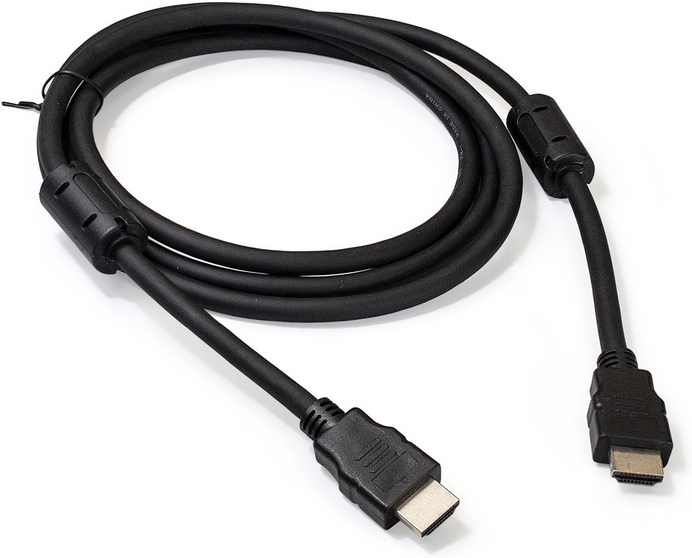 EX287723RUS, Кабель HDMI ExeGate EX-CC-HDMI2-1.8F (19M/19M, v2.0, 1,8м, 4K  UHD, Ethernet, ферритовые кольца, позолоченные контакты) | купить в розницу  и оптом