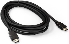 Фото 1/7 Кабель HDMI ExeGate EX-CC-HDMI2-3.0 (19M/19M, v2.0, 3м, 4K UHD, Ethernet, позолоченные контакты)
