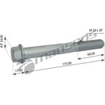 MFMF20175C1092, Болт SCHMITZ крепления амортизатора (М20x2х170) MANSONS