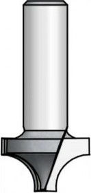 Фреза радиусная удлиненная врезная (R 8 мм, 56 мм, хвостовик 12 мм) RH08002