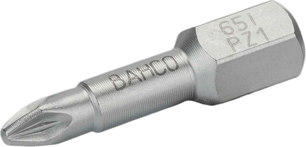 65I PZ2 Driver Bit Set 10 Pieces Pozidriv Bahco