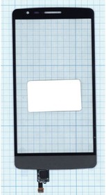 Фото 1/2 Сенсорное стекло (тачскрин) для LG G3 D724 черный + серебро