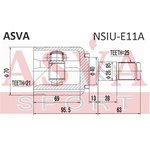 NSIU-E11A, inner JOINT | front left |