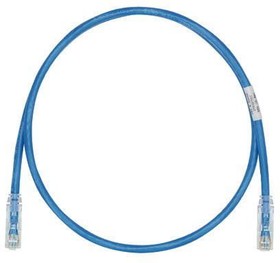 Фото 1/2 UTP28SP0.5MBU, Category 6 Performance, 28 AWG UTP patch cord with TX6™ Modular Plugs on each end.