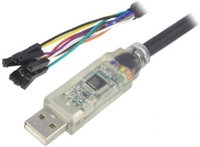 Фото 1/4 C232HD-DDHSP-0, USB Cables / IEEE 1394 Cables USB to UART CABLE MAX OUT of 3.3VDC