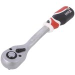 37130732 092 1, Трещотка с изогнутой ручкой 1/2" YT-0732