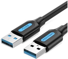 Фото 1/3 Кабель USB A (M) - USB A (M), 0.5м, Vention CONBD