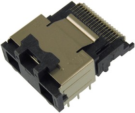 75783-0132, I/O Connector, 36 Contacts, Receptacle, I/O, Surface Mount Through Hole, iPass 75783, PCB Mount