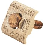 MGC2-2/0-Q, Mechanical Grounding Connector, 2 Copper Cables to 1/4Inch Thick ...