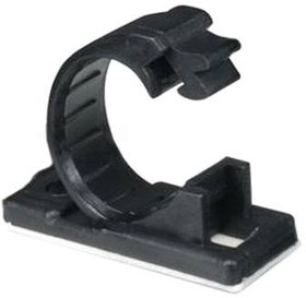 CCA003A, Cable Mounting & Accessories SELF ADHESIVE CABLE CLAMP:NYL BLACK