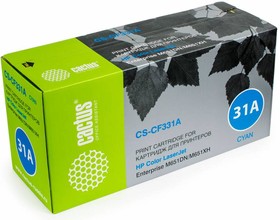 Картридж Cactus CS-CF331A, CF331A, голубой / CS-CF331A