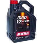 Масло моторное Motul 8100 Eco-clean SM/CF 5W-30 синтетическое 5 л 101545