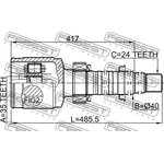 0111-GSX30RH, Шрус внутренний 35x40x24