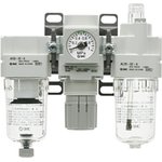 AC30-F03D-B, G 3/8 FRL, Automatic Drain, 5μm Filtration Size - Without Pressure Gauge
