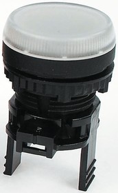 L20SE50, White Pilot Light Head, 22mm Cutout Series