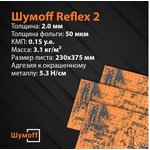 Вибродемпфирующий материал Reflex 2 12 листов в пачке НФ-00001877