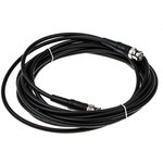 205.21.21.5000 A, Male BNC to Male BNC Coaxial Cable, 5m, RG58C/U Coaxial, Terminated