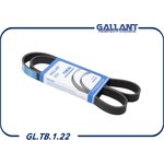 GLTB122, Ремень поликлиновый 6PK1200 Largus, Logan 1,6л 16кл. с ГУР без A/C