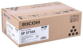 Фото 1/9 Ricoh Тонер-картридж SP 3710X для SP 3710DN, SP 3710SF, P311, /M 320F. Чёрный. 7000 стр.(408285)