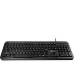 Клавиатура Gembird KB-200L, USB, черн, 104кл, подсвет белая, каб 1.45м (209913)