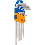 KT700568, Набор ключей шестигранных (9 шт. 1,5-10 мм) длинных (tool)