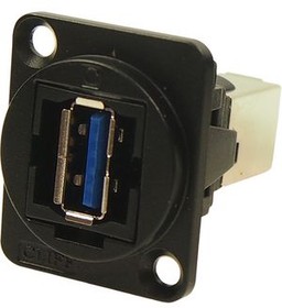 CP30210NMB, USB Adapter in XLR Housing, USB-A 3.0 - USB-B 3.0