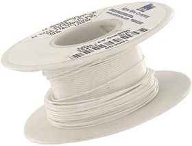 Фото 1/3 2842/7 WH005, Hook-up Wire 28AWG 7/36 PTFE 100ft SPOOL WHT