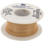 2845/7 OR005, Hook-up Wire 22AWG 7/30 PTFE 100ft SPOOL ORANGE