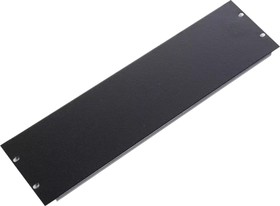 Фальш-панель ЦМО в шкаф 19 3U, цвет черный (ФП-3-9005)