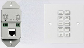 Панель управления Infobit [iControl K10-UK] 10-конпочная 1 х LAN (RJ45, PoE), 1 х RS232