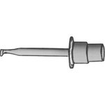 Ultra-fine test probe, green, max. 2 mm, L 55.5 mm, solder connection, MJ-032 GREEN