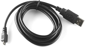 CAB-10215, SparkFun Accessories USB micro-B Cable - 6 Foot