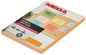 Фото 1/3 Бумага цветная ProMEGA jet (А4, 80 г, оранжевый интенсив) 100 л