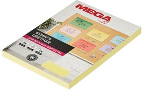 Фото 1/3 Бумага цветная ProMEGA jet (А4, 80 г, желтая пастель) 100 л