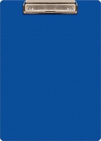 Фото 1/5 Папка-планшет Бюрократ -PD6004/BLUE A4 пластик 1.2мм синий